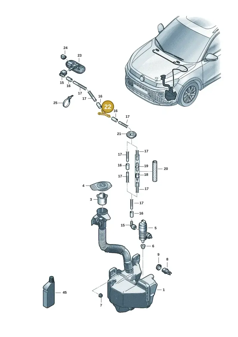 5TA955873 — Skoda Kodiaq (2024-) diagram 57x955100, position 22