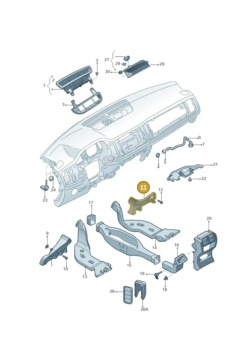 5TB819152 — Skoda Kodiaq (2017-2022) diagram 644819300, position 11
