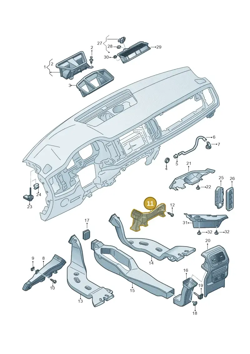 5TC819152 — Skoda Kodiaq (2024-) diagram 804819300, position 11