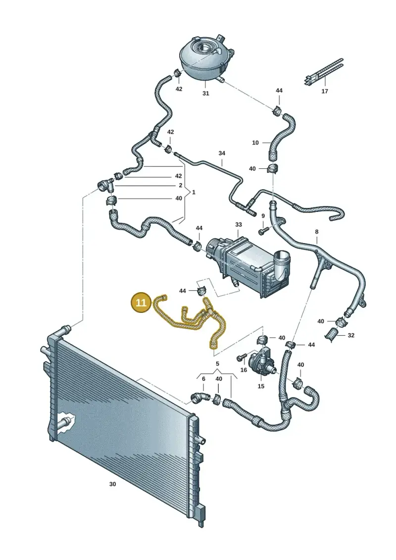5WA122063C — Skoda Superb Combi (2023-) diagram 3p0121300, position 11