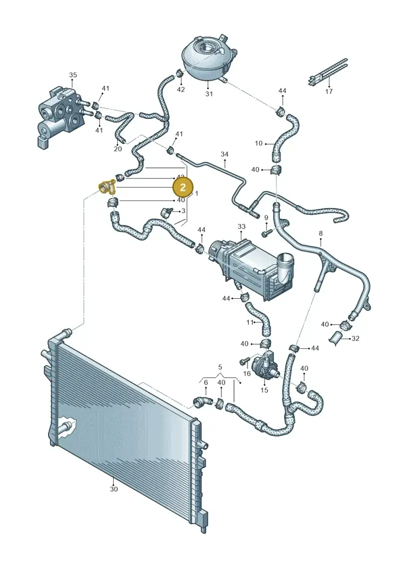 5WA122291E — Skoda Octavia (2019-2024) diagram 890121132, position 2