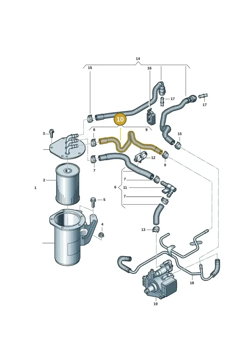 5WA130307D — Skoda Superb Combi (2015-2024) diagram 5h0127200, position 10