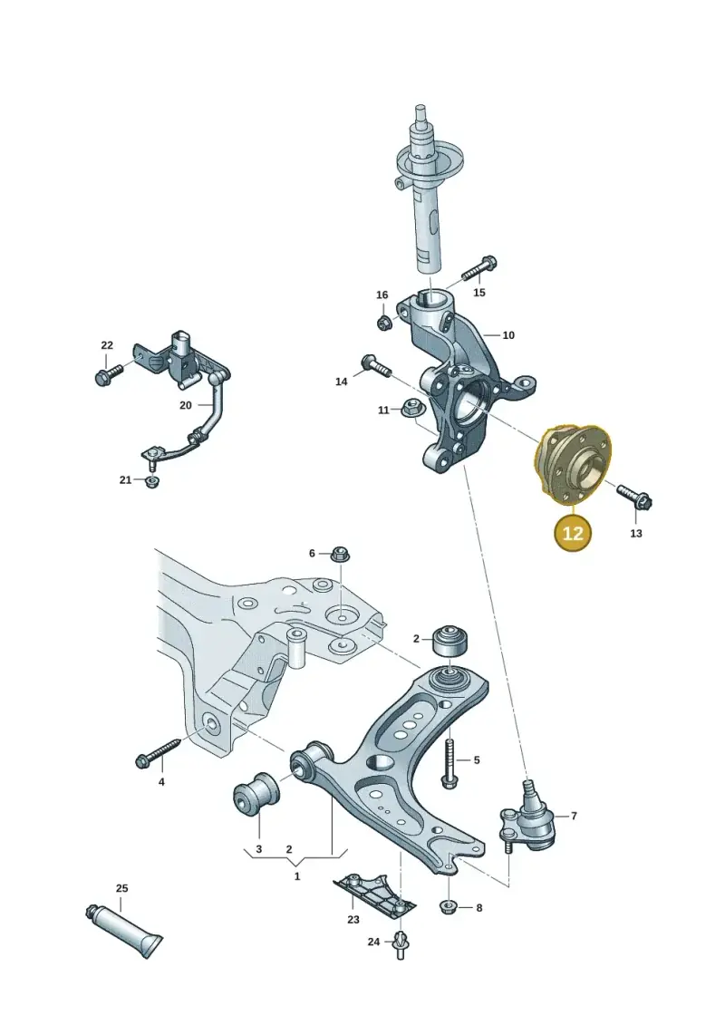 5WA407621B — Skoda Kodiaq (2024-) diagram 5h0407000, position 12
