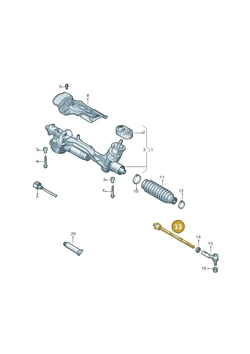 5WA423810C — Skoda Octavia (2019-2024) diagram 780423000, position 13