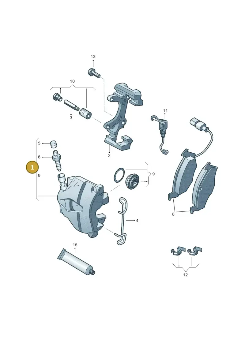 5WA615123E — Skoda Superb Combi (2023-) diagram 3j0615265, position 1