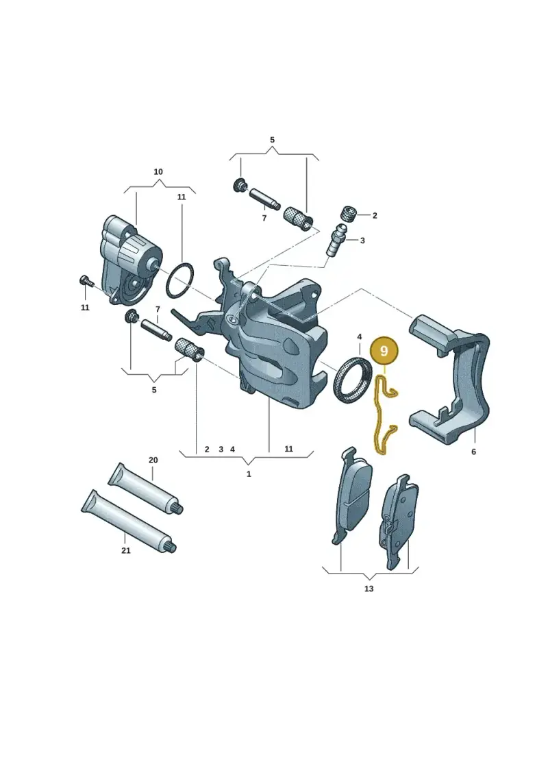 5WA615269 — Skoda Superb Combi (2023-) diagram 57l615670, position 9