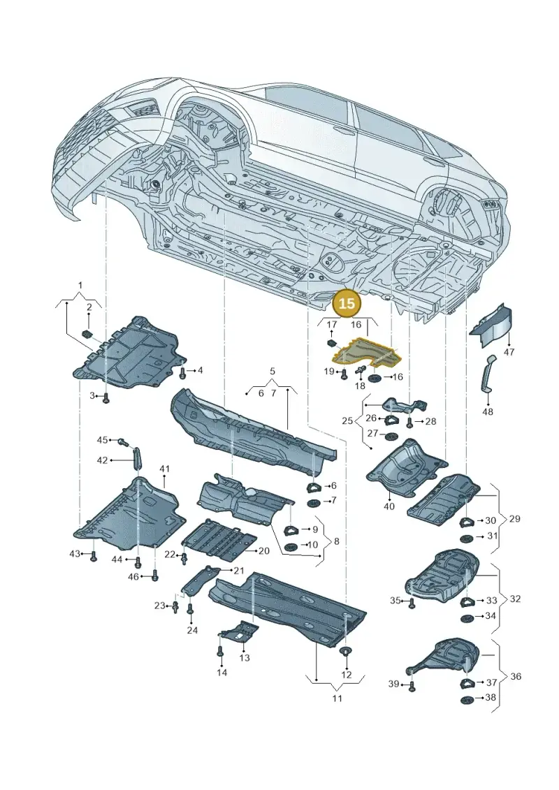 5WA825101 — Skoda Karoq (2017-2022) diagram 834825000, position 15