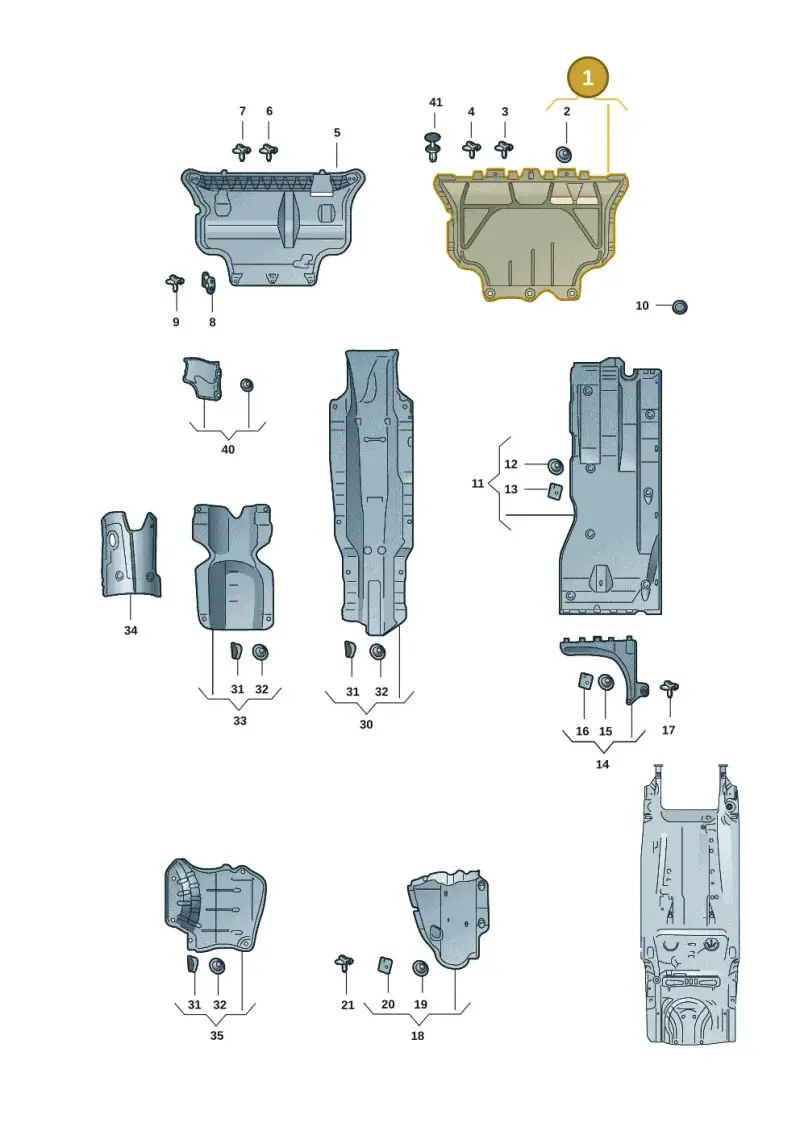5WA825236D — Skoda Octavia (2019-2024) diagram 585825115, position 1