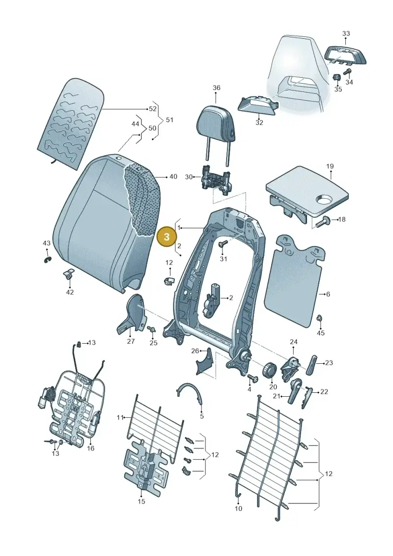 5WA881045 — Skoda Kodiaq (2016-2024) diagram 804881500, position 3