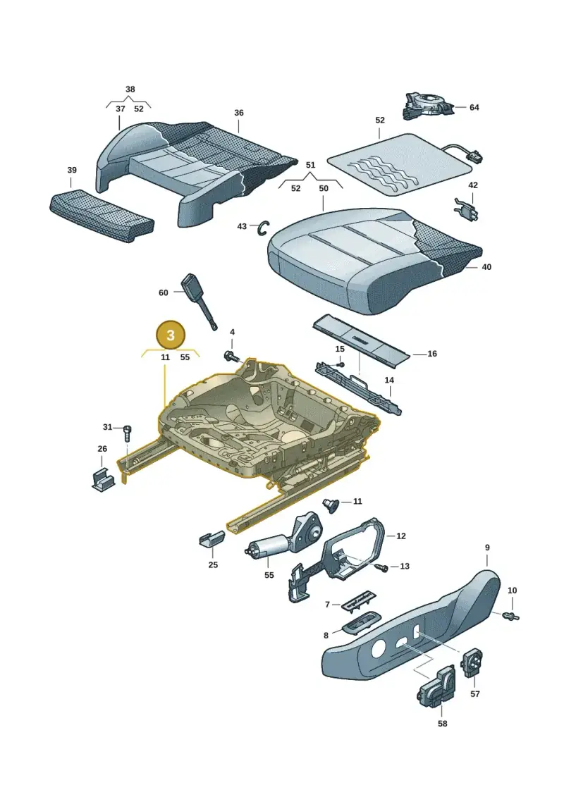 5WA881105D — Skoda Enyaq (2020-) diagram 50a881100, position 3