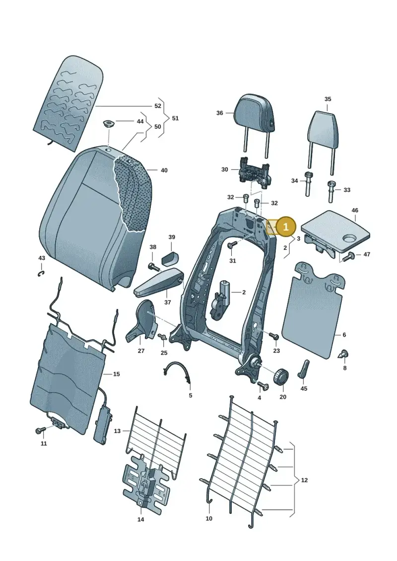 5WA881515D — Skoda Enyaq (2020-) diagram 50a881500, position 1