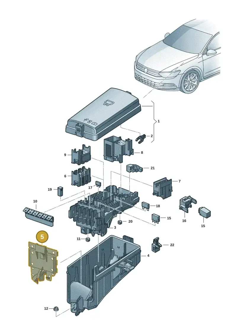 5WA927165 — Skoda Kodiaq (2024-) diagram 3p0937020, position 5