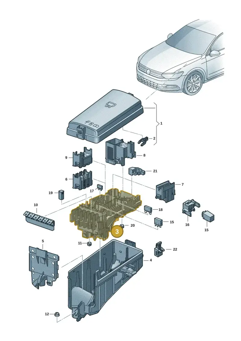 5WA937125B — Skoda Kodiaq (2024-) diagram 3p0937020, position 3