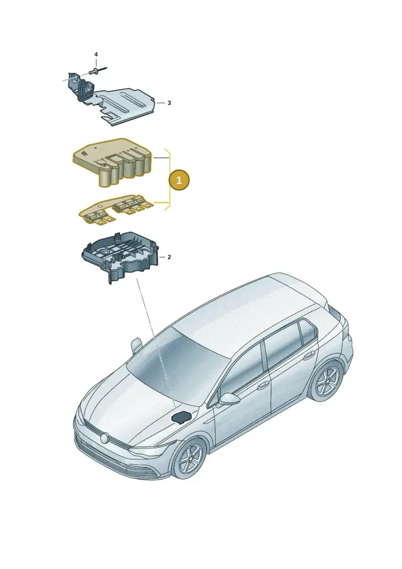 5WA937548 — Skoda Octavia (2021-) diagram 5h0937020, position 1