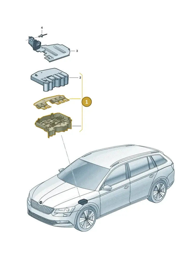 5WA937548 — Skoda Kodiaq (2024-) diagram 3p0937030, position 1