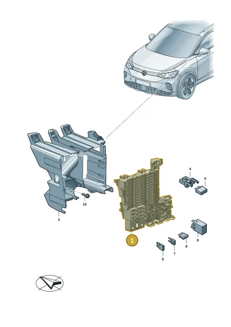 5WA937615 — Skoda Enyaq (2020-) diagram 11a937000, position 1