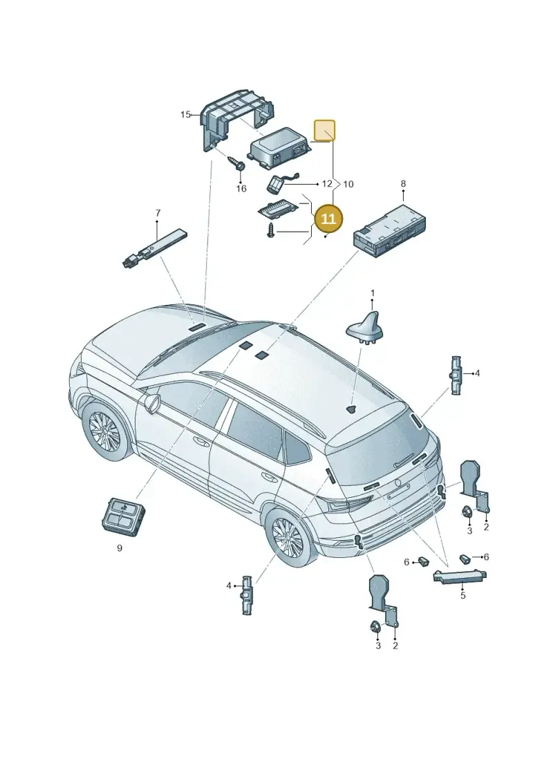 5WA998058A — Skoda Kodiaq (2024-) diagram 804000140, position 11