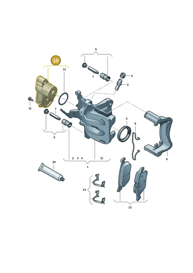 5WA998281 — Skoda Kodiaq (2024-) diagram 57x615670, position 10