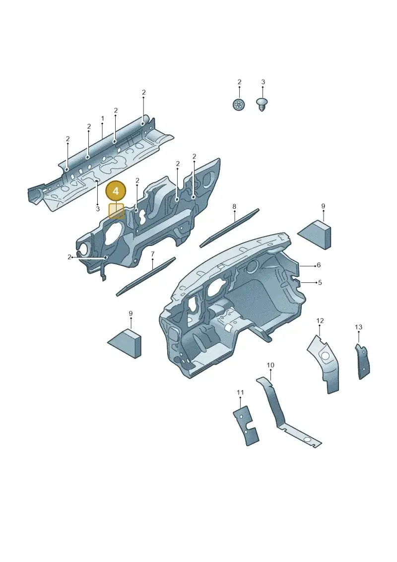 5WC863353A — Skoda Octavia (2019-2024) diagram 585863010, position 4