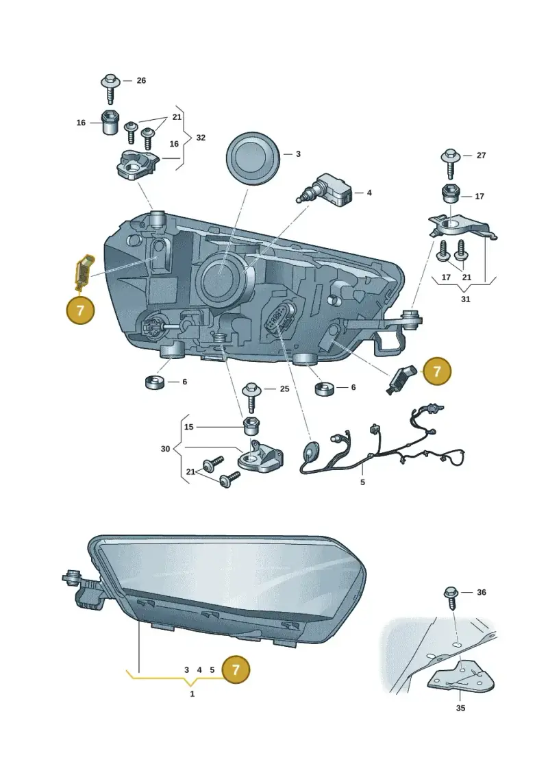 657941141A — Skoda Fabia (2021-) diagram 6vn941000, position 7