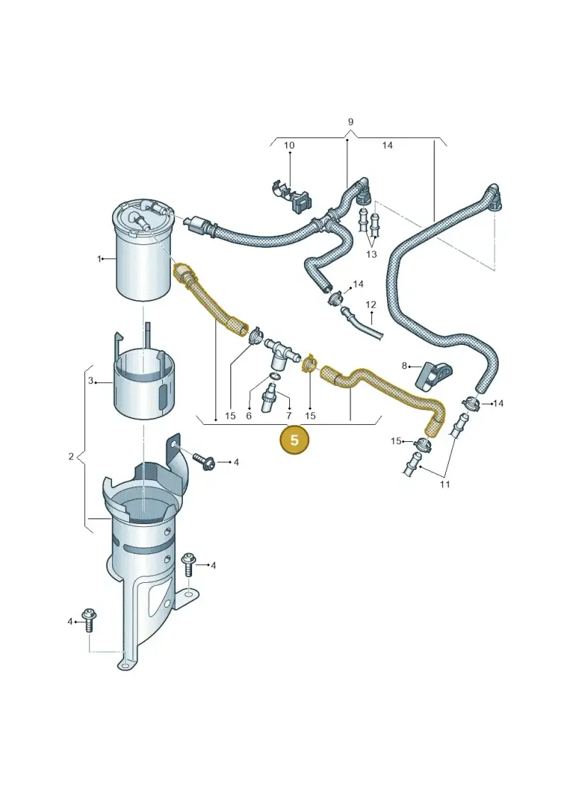 6C0130307C — Skoda Fabia (2014-2022) diagram 773127000, position 5