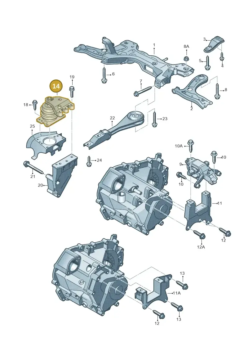 6C0199262A — Skoda Rapid (2012-2022) diagram 672199350, position 14