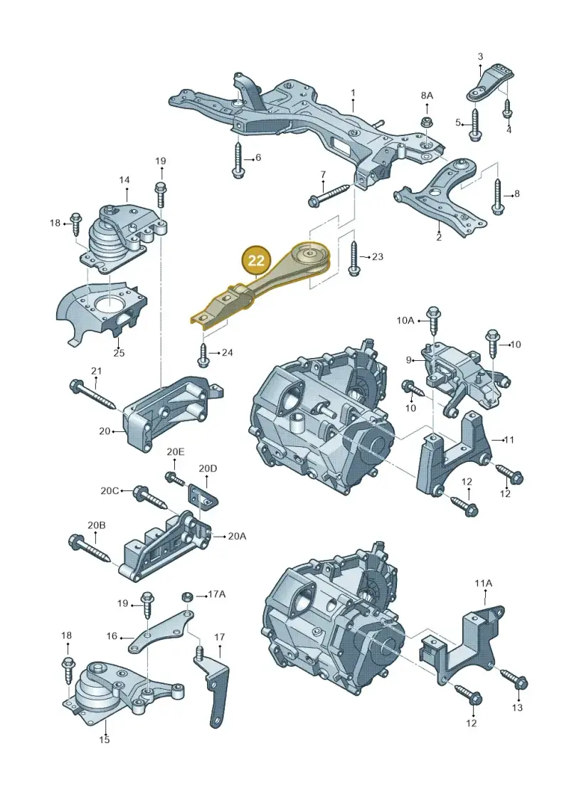 6C0199851C — Skoda Rapid (2012-2022) diagram 672199250, position 22