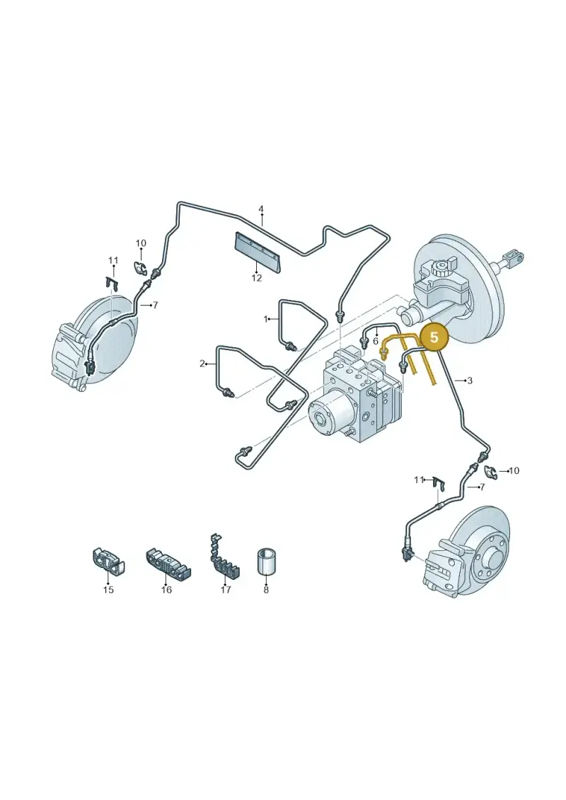 6C0614742H — Skoda Fabia (2014-2022) diagram 797611020, position 5