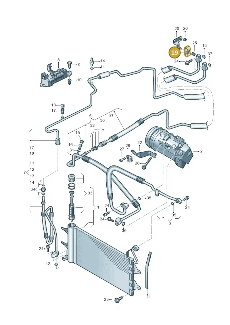 6C0820055A — Skoda Rapid Ambition (2011-2021) diagram 794260400, position 19