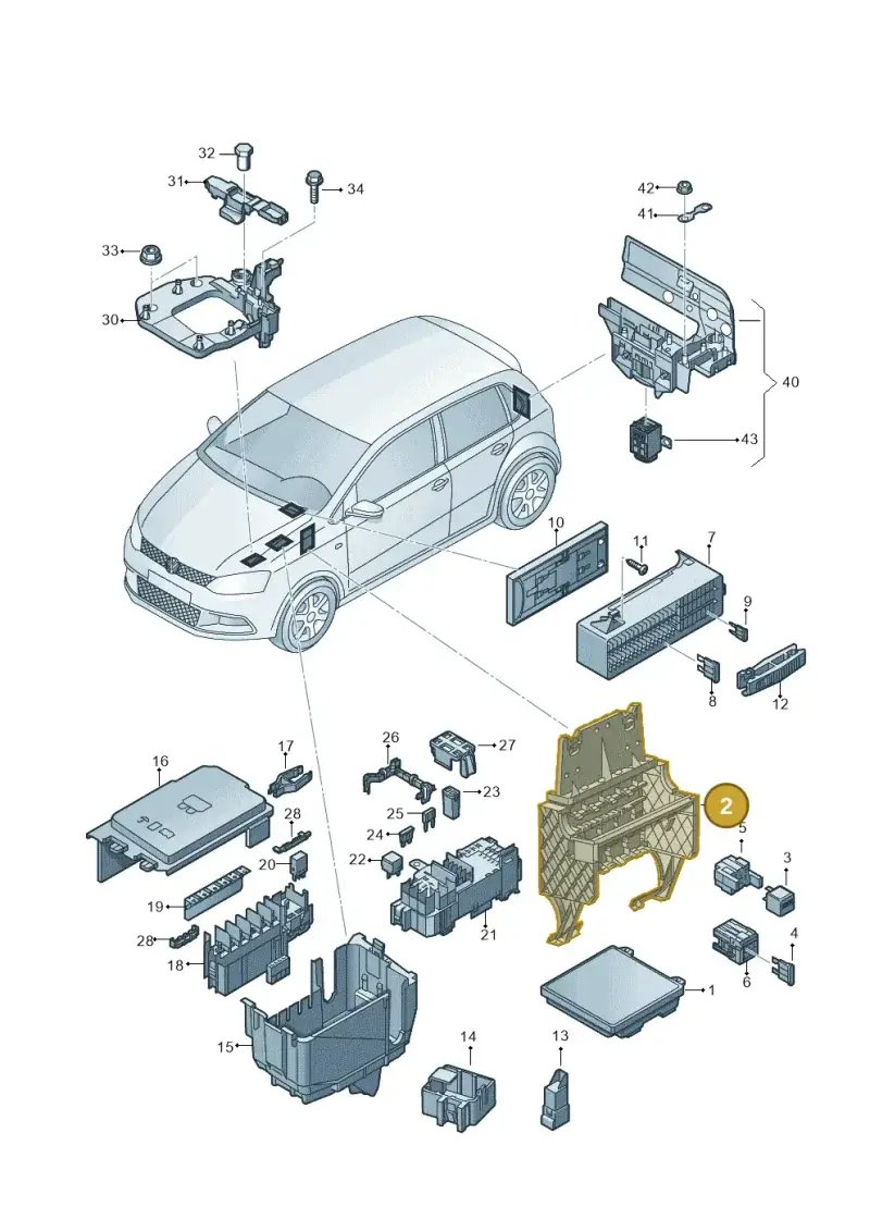 6C0907371A — Skoda Rapid (2012-2022) diagram 773937010, position 2