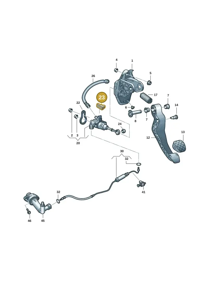 6C0927810A — Skoda Rapid (2012-2022) diagram 62x721250, position 23