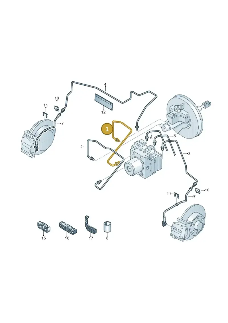 6C1614739L — Skoda Fabia (2014-2022) diagram 797611020, position 1