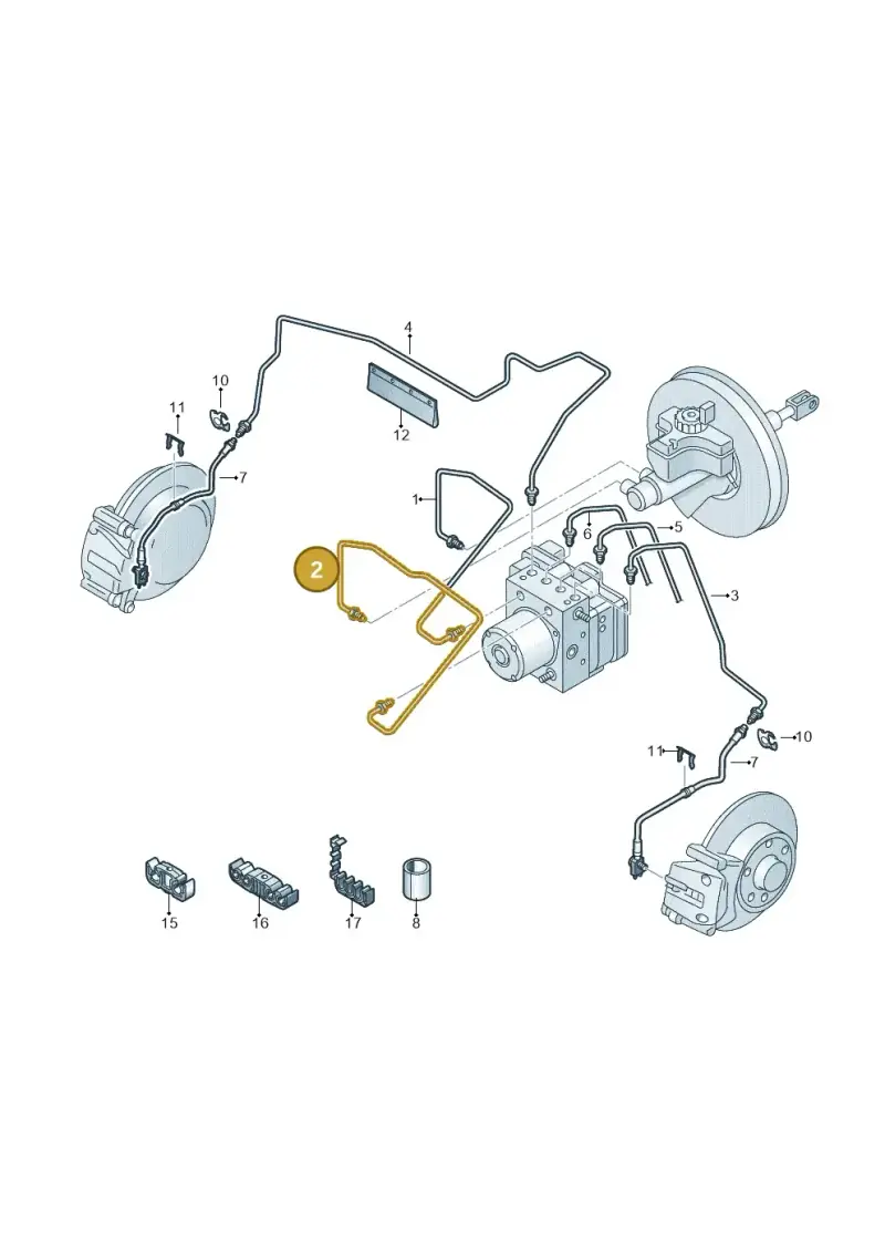 6C1614740J — Skoda Fabia (2014-2022) diagram 797611020, position 2