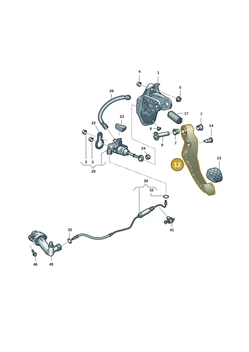 6C1721321A — Skoda Rapid (2012-2022) diagram 62x721250, position 12