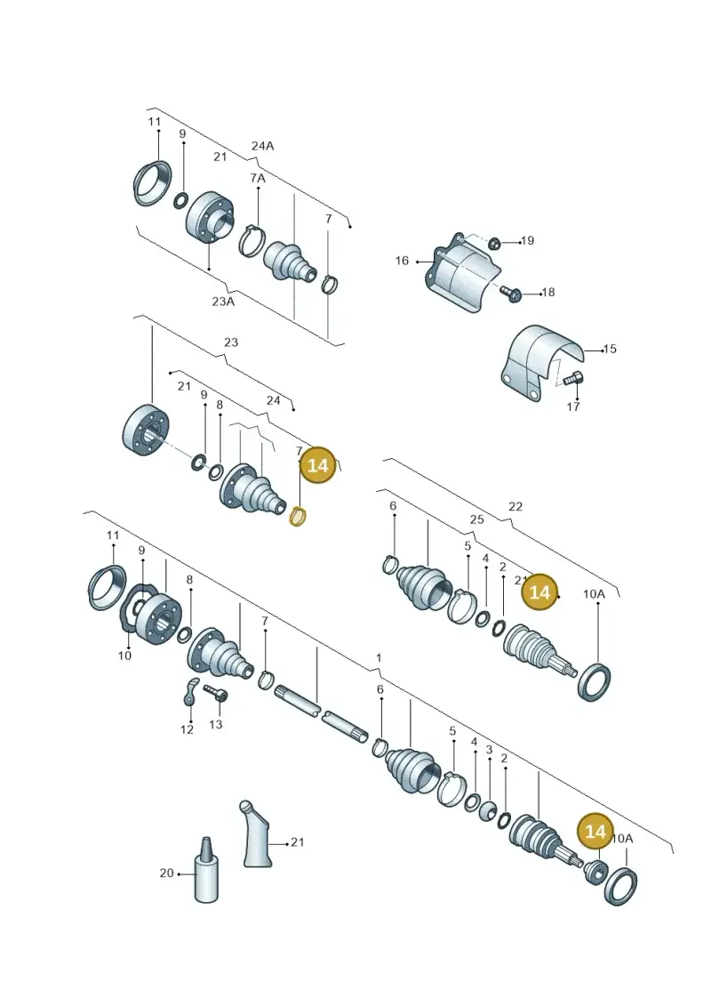 6E0407395A — Skoda FABIA/COMBI            05> (2004-) diagram 225407200, position 14