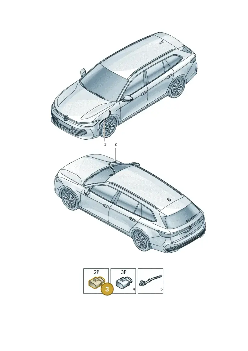 6E0973702 — Skoda Superb Combi (2023-) diagram 3j0972700, position 3