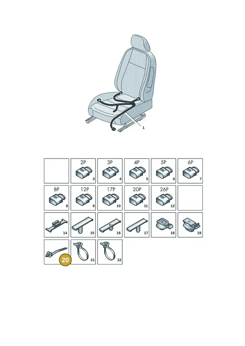 6J0971838 — Skoda Kodiaq (2024-) diagram 57x972250, position 20