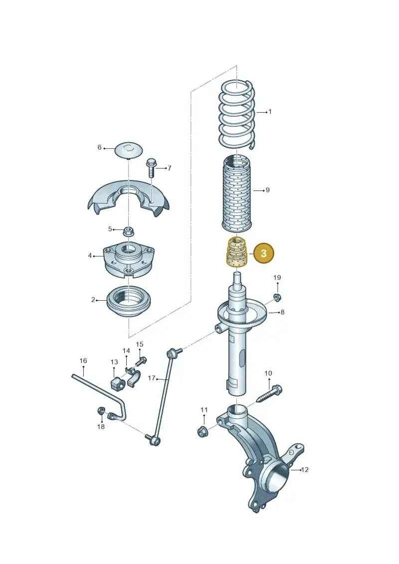 6N0412303A — Skoda FABIA/COMBI NF         07> (2006-) diagram 453411000, position 3