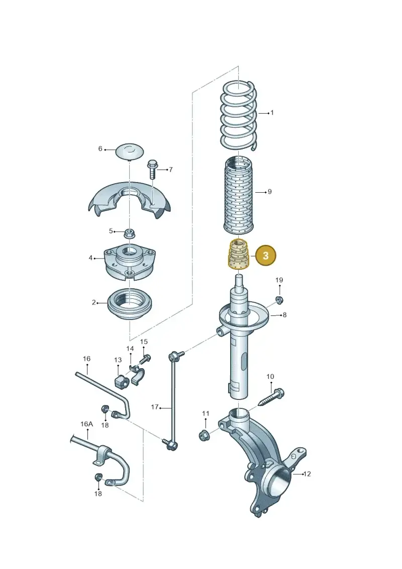 6N0412303A — Skoda ROOMSTER               06> (2006-) diagram 481411000, position 3