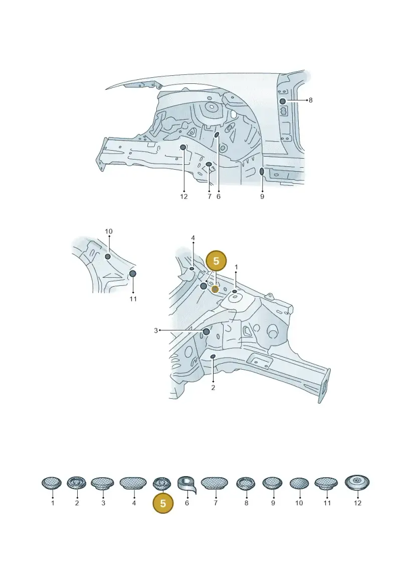 6N0419044 — Skoda Superb Combi (2023-) diagram 3p0803500, position 5