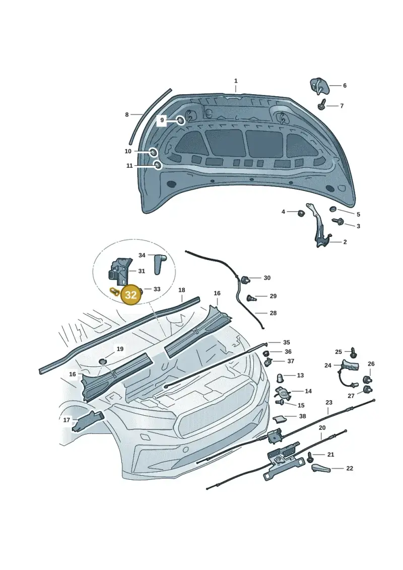 6N0809966A — Skoda Enyaq (2020-) diagram 50a823000, position 32
