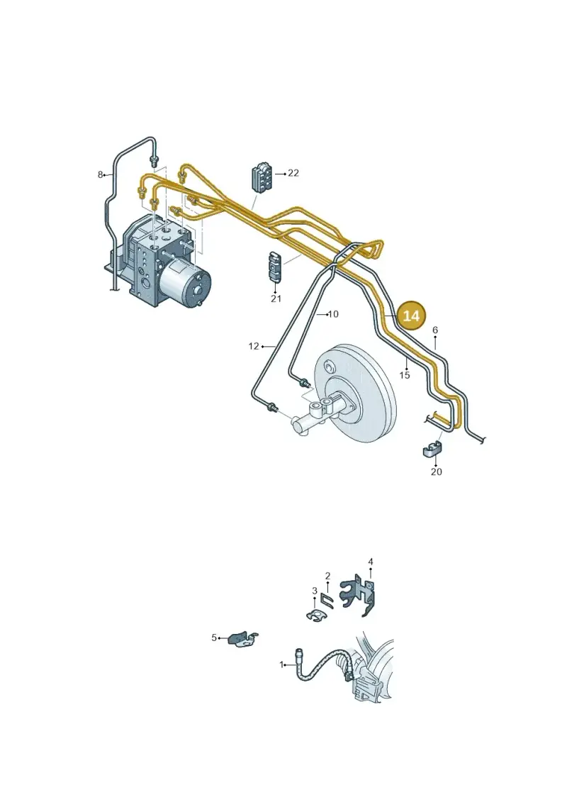 6N5614741 — Skoda Rapid (2012-2022) diagram 740611021, position 14