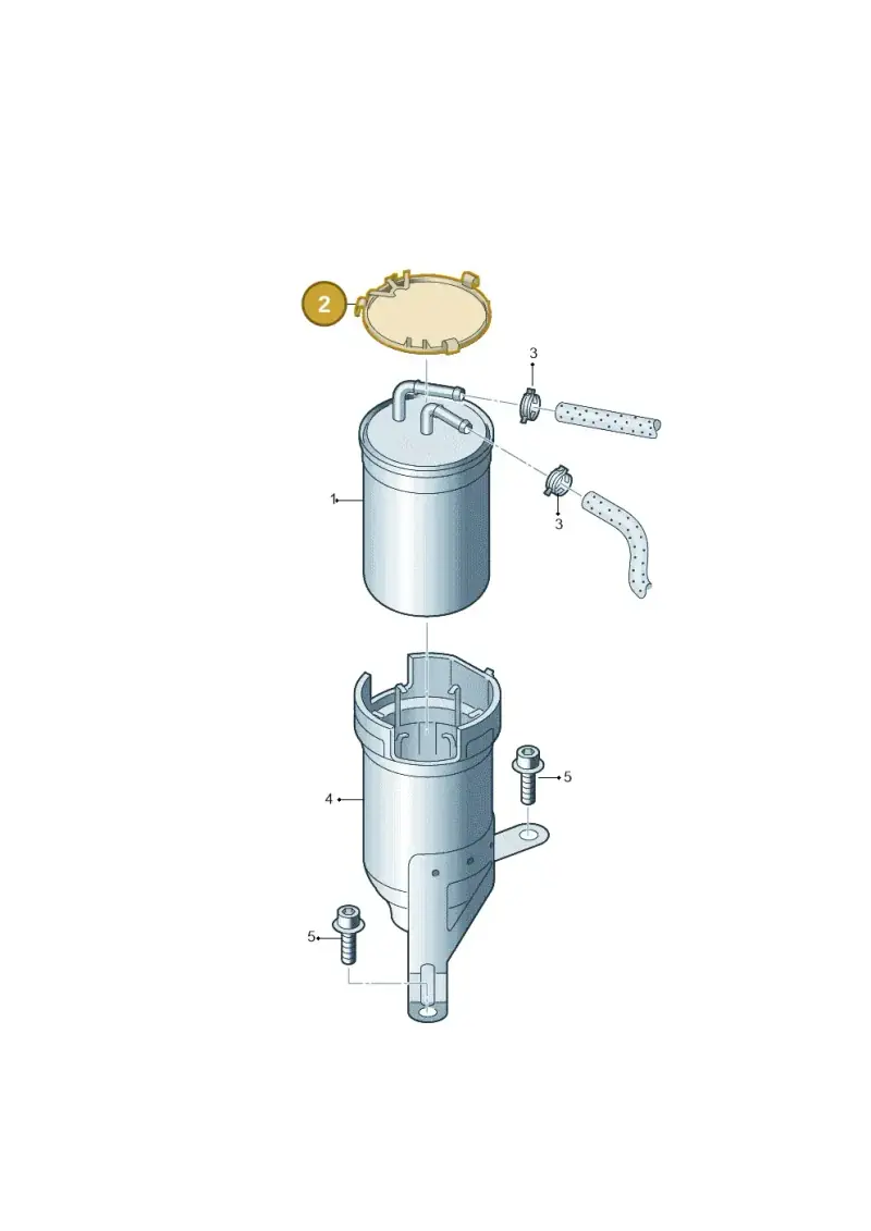 6Q0127217A — Skoda Fabia Ambiente (2009-2013) diagram 461127200, position 2