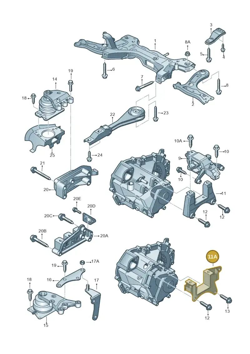 6Q0199111AD — Skoda Rapid (2012-2022) diagram 672199250, position 11A