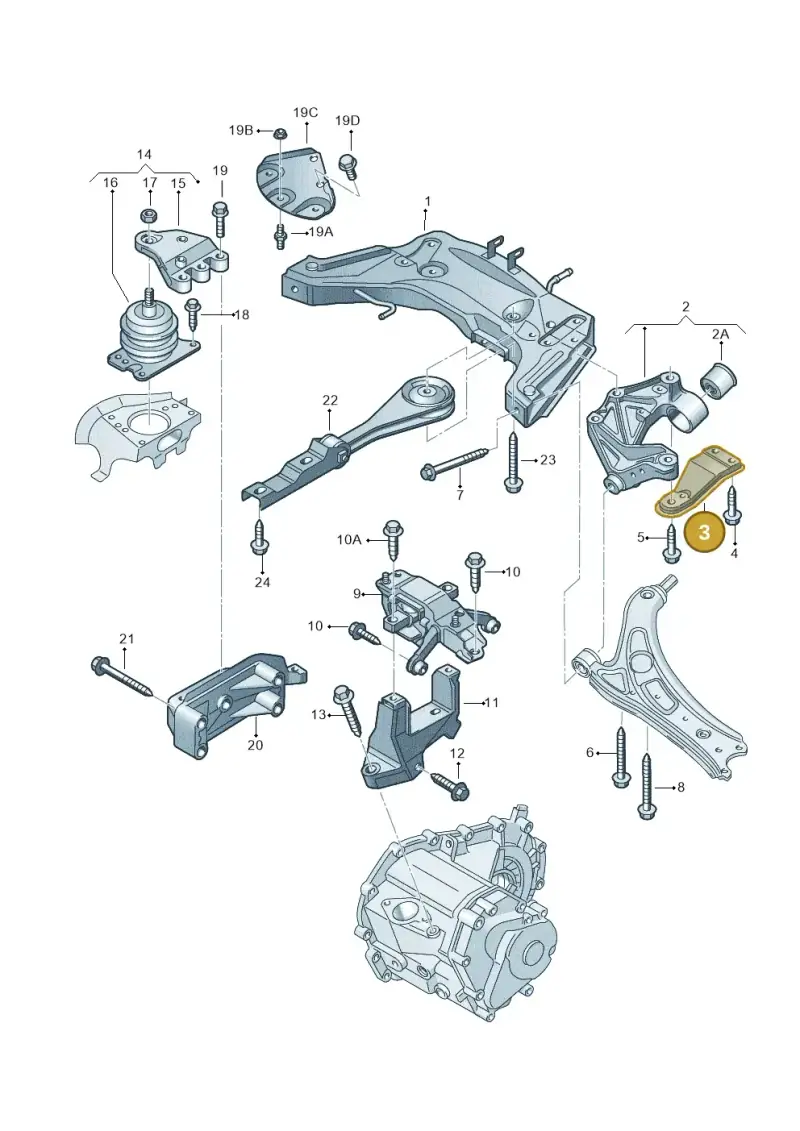 6Q0199518A — Skoda ROOMSTER               06> (2006-) diagram 253199200, position 3