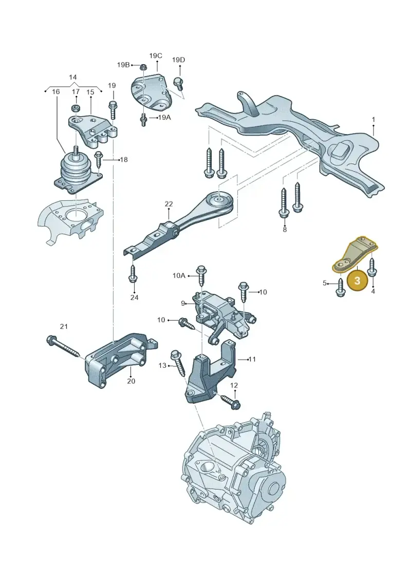 6Q0199518A — Skoda ROOMSTER               06> (2006-) diagram 608199210, position 3