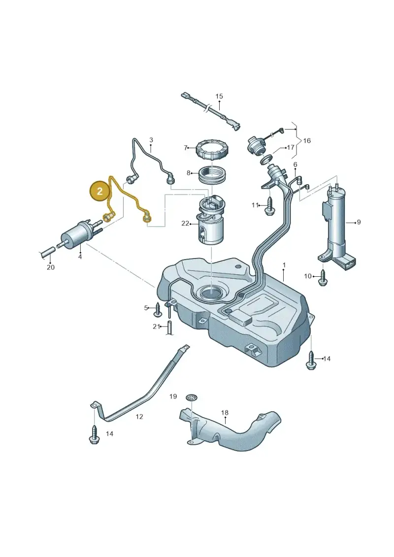 6Q0201294C — Skoda Fabia Ambiente (2009-2013) diagram 677201060, position 2