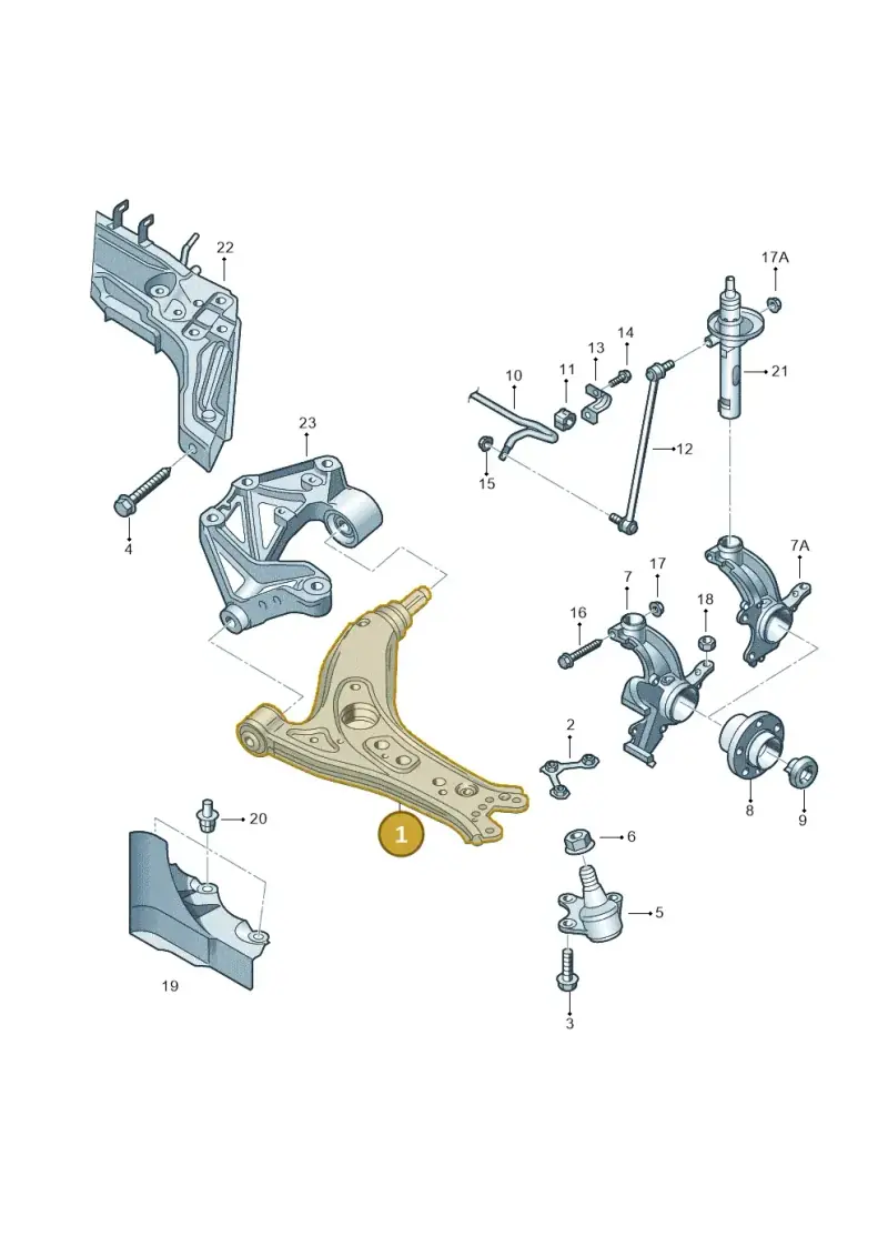 6Q0407151L — Skoda ROOMSTER               06> (2006-) diagram 253407100, position 1
