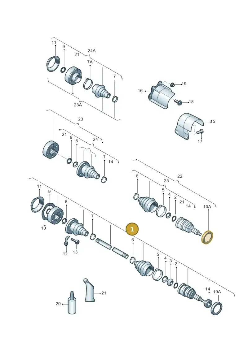 6Q0407271AT — Skoda Roomster (2010-2015) diagram 225407200, position 1