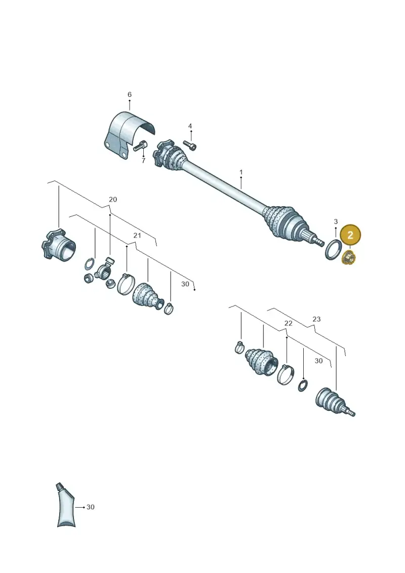 6Q0407396B — Skoda Kamiq (2019-) diagram 837407400, position 2